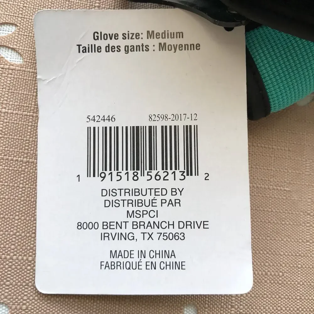 NWT Artminds Teal Hand Protection Working Gloves Size: Medium